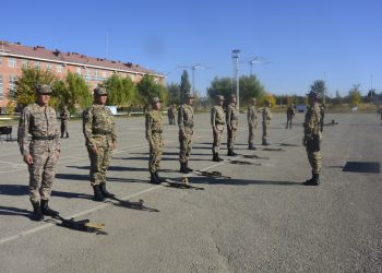 Шымкент: Әскери бөлім қорытынды тексеріс тапсырды