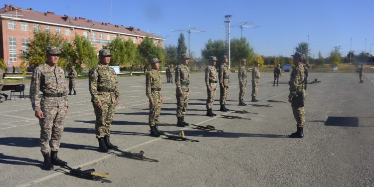 Шымкент: Әскери бөлім қорытынды тексеріс тапсырды