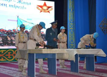 Созақта «Айбынды жастар – Жаңа Қазақстанның тірегі» патриоттық акциясы өтті