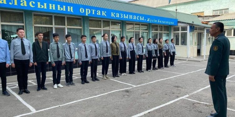 Әскери — патриоттық саптық оқу-дала жиыны өтті