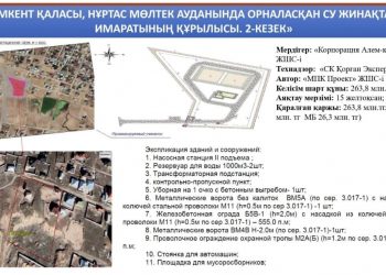Қала әкімі Мұрат Әйтенов “Нұртас” елді мекенінде ораналасқан су жинақтағыш имарат құрылысын тексерді