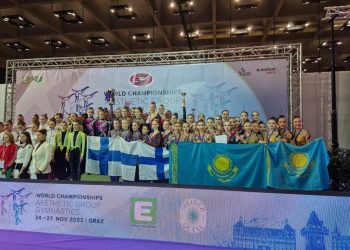 Шымкенттік гимнастшылар әлем чемпионатында 3-ші орын алды