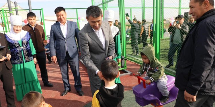 ТҮРКІСТАН: САРЫАҒАШТА ТАҒЫ БІР СПОРТ АЛАҢШАСЫ ПАЙДАЛАНУҒА БЕРІЛДІ