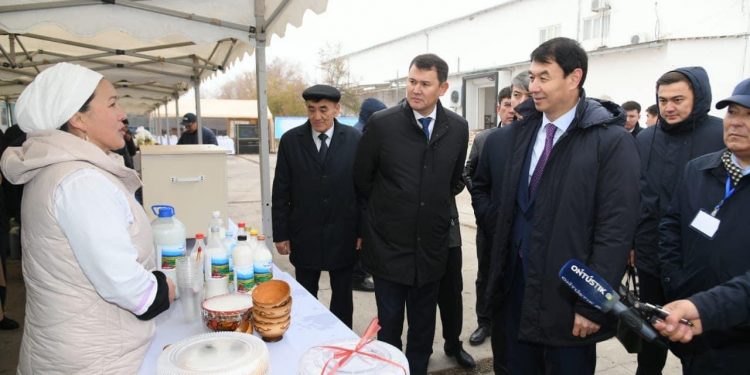 ТҮРКІСТАН: ШАРДАРАДА КӘСІПКЕРЛЕР ОТАНДЫҚ ӨНІМ КӨРМЕСІН ҰЙЫМДАСТЫРДЫ