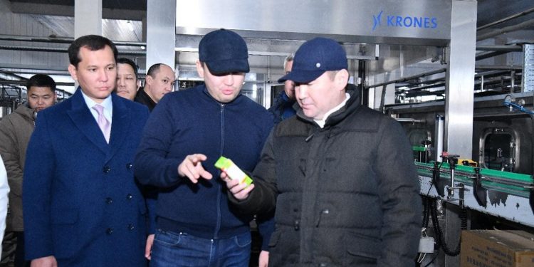 Мурат Айтенов ознакомился с работой предприятия «Болашак-7»