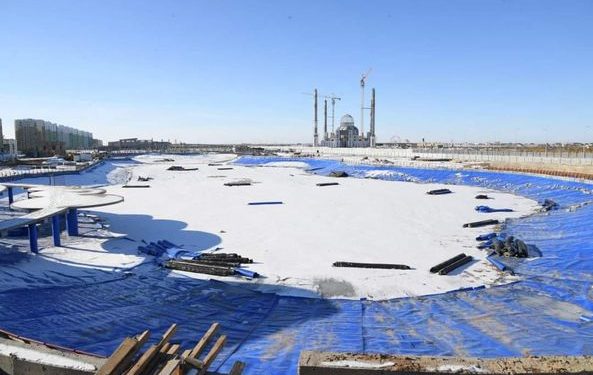 ТҮРКІСТАННЫҢ ДЕНДРОСАЯБАҒЫНДА ЖАСАНДЫ КӨЛ ПАЙДА БОЛАДЫ