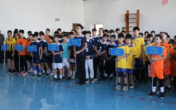 ВОЛЕЙБОЛДАН ЖАСӨСПІРІМДЕР АРАСЫНДА ТҮРКІСТАН ОБЛЫСЫ ЧЕМПИОНАТЫ БАСТАЛДЫ