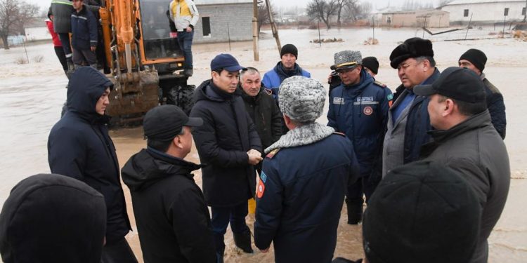 ТҮРКІСТАН: СУ ТАСҚЫНЫНА ҚАРСЫ ЖҰМЫСТАР ҮЛКЕН АПАТТЫҢ АЛДЫН АЛДЫ