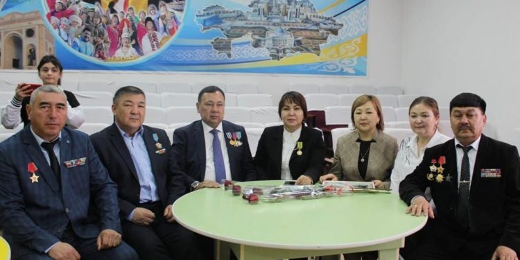 ТҮРКІСТАНДА АУҒАН СОҒЫСЫ АРДАГЕРЛЕРІНІҢ ҚҰРМЕТІНЕ ОРАЙ «ДАҢҚ» ЗАЛЫ АШЫЛДЫ