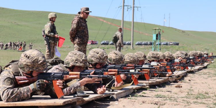 Шымкент: Әскери бөлімде бақылау тексерісін тапсыру аяқталды