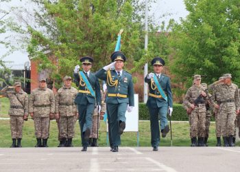 Шымкентте сарбаздар әскери борышын аяқтады