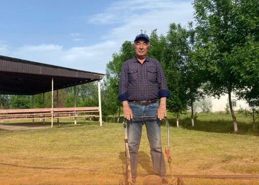 ТҮРКІСТАН ОБЛЫСЫ: МЕКТЕП ҚЫЗМЕТКЕРІ ЭЛЕКТРЛІ ШӨП ОРАТЫН МАШИНА ЖАСАП ШЫҒАРДЫ