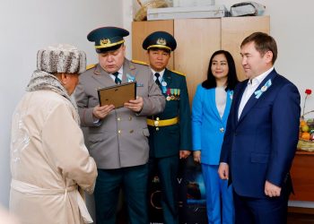 Қала әкімі ҰОС ардагерлерін мерекемен құттықтады