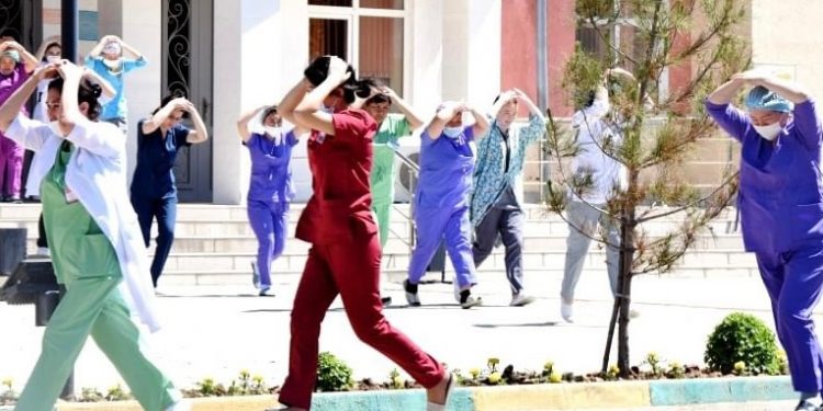 ШЫМКЕНТ: №1 қалалық клиникалық ауруханада сейсмикалық жаттығу өтті