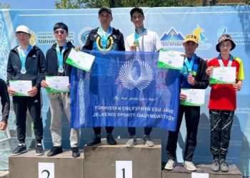 Түркістан спортшылары ел чемпионатынан 12 медаль жеңіп алды