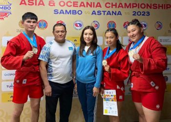 ТҮРКІСТАНДЫҚ БАЛУАНДАР САМБОДАН АЗИЯ ЖӘНЕ МҰХИТ АЙМАҒЫ  ЧЕМПИОНАТЫНДА 9 МЕДАЛЬ ОЛЖАЛАДЫ
