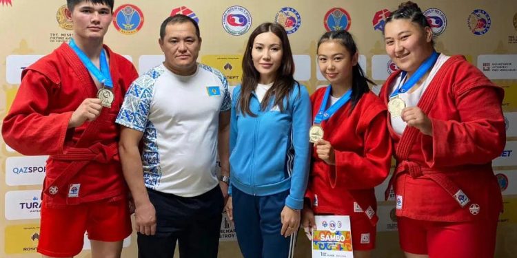 ТҮРКІСТАНДЫҚ БАЛУАНДАР САМБОДАН АЗИЯ ЖӘНЕ МҰХИТ АЙМАҒЫ  ЧЕМПИОНАТЫНДА 9 МЕДАЛЬ ОЛЖАЛАДЫ