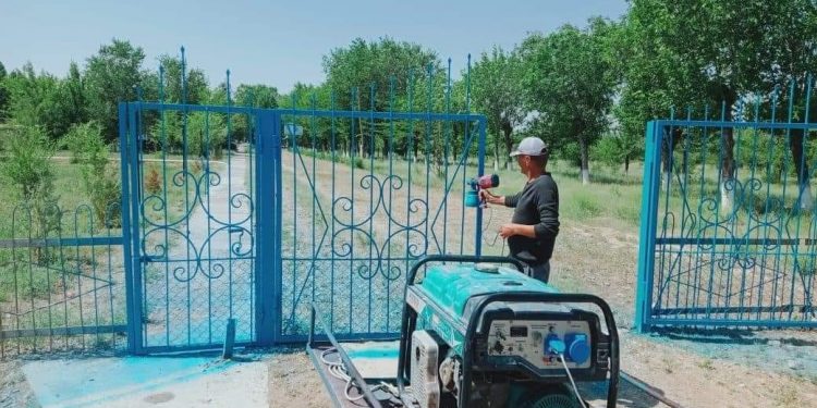 ТҮРКІСТАН: СОЗАҚТА КӨРКЕЙТУ, КӨГАЛДАНДЫРУ ЖҰМЫСТАРЫ ҚАРҚЫНДЫ ЖҮРІП ЖАТЫР