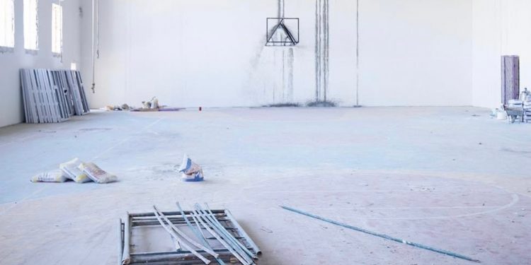 ШЫМКЕНТ: №54 мектептің спорт залына күрделі жөндеу жүргізіліп жатыр