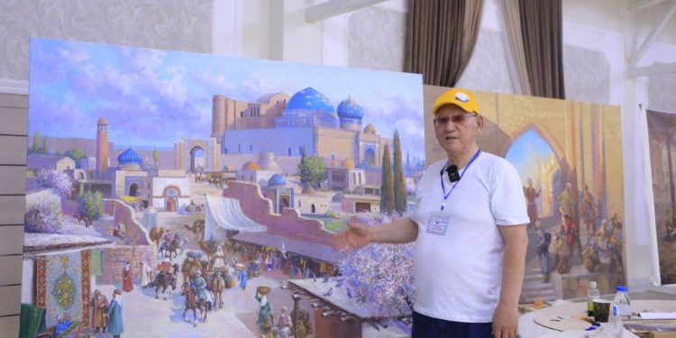 ТҮРКІСТАНДА «ART TURKISTAN» ХАЛЫҚАРАЛЫҚ ӨНЕР ФЕСТИВАЛІ АЯСЫНДА СУРЕТШІЛЕР СИМПОЗИУМЫ ӨТІП ЖАТЫР