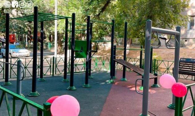​Астана күніне орай Шымкентте балаларға арналған алаңшалар ашылды