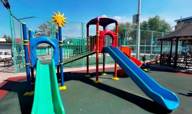 Шымкентте балалар ойын алаңшасын салуға басымдық берілуде