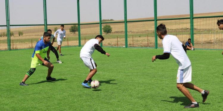 ҚАРАТАУ АУДАНЫНДА ЗАМАНАУИ СПОРТ АЛАҢШАСЫ ПАЙДАЛАНУҒА БЕРІЛДІ