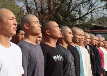 Шымкенттік 30 сарбаз десанттық-шабуылдау бригадасына аттанды