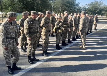 Арыс гарнизонының әскери полицейлері әскери қызметшілерді қауіпсіздікті сақатуға шақыруда