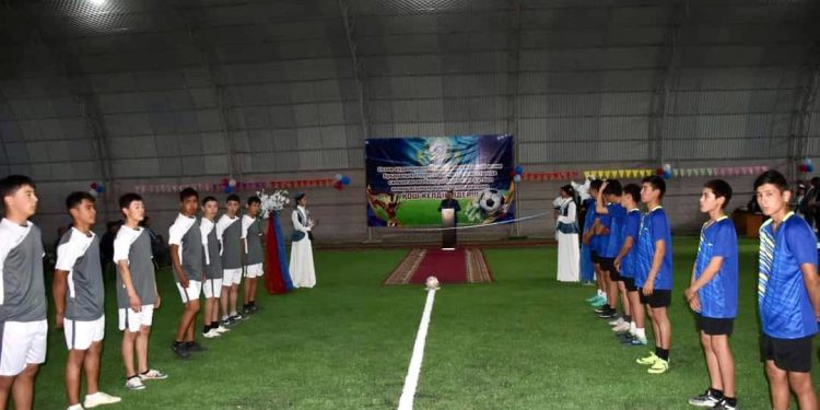 ТҮРКІСТАН:  СОЗАҚ АУДАНЫНДА КІШІ ФУТБОЛ АЛАҢЫ  ПАЙДАЛАНУҒА БЕРІЛДІ