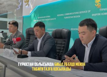 ТҮРКІСТАН ОБЛЫСЫНДА БИЫЛ 76 ЕЛДІ МЕКЕН ТАБИҒИ ГАЗҒА ҚОСЫЛАДЫ