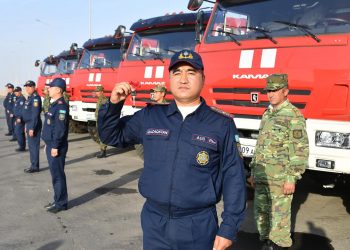 ТҮРКІСТАНДЫҚ ҚҰТҚАРУШЫЛАРҒА ӨРТ СӨНДІРУ КӨЛІКТЕРІ ТАБЫСТАЛДЫ