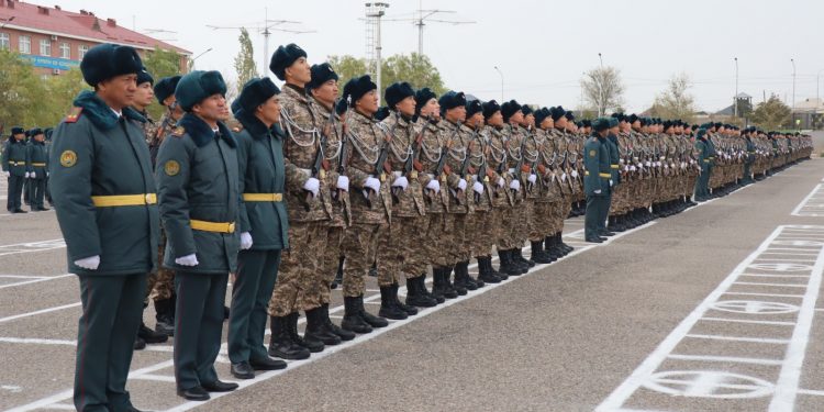 Шымкентте сарбаздар антына адал болуға серт берді