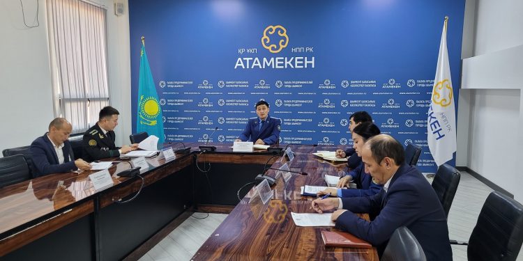 Кәсіпкерлер палатасында мекемеаралық жұмыс тобының отырысы өтті