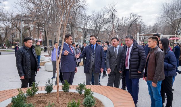 Шымкентте жаңа гүлзар ашылды