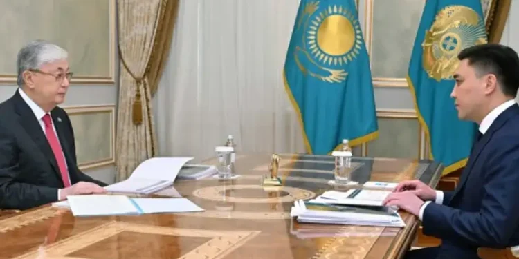 Президент Шымкент қаласының әкімі Ғабит Сыздықбековті қабылдады