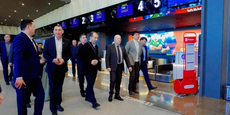 Түркістан облыстық мәслихатының депутаттары Халықаралық әуежайдың жұмысымен танысты