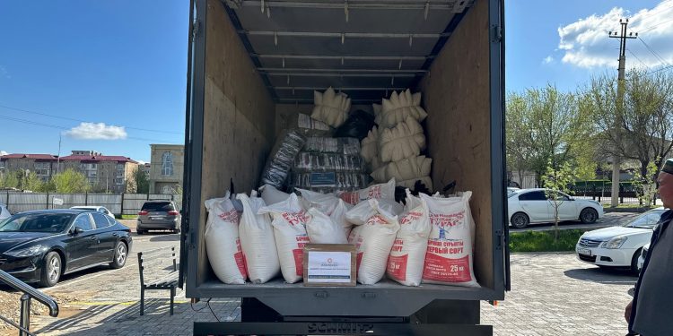 Шымкенттік кәсіпкерлер су басқан өңірлерге көмек жіберді