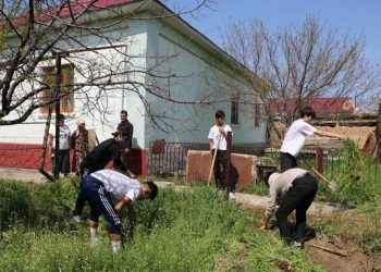 АРЫС ҚАЛАСЫНДА ЭКОАКЦИЯ АЯСЫНДА ҮЙ АУЛАЛАРЫН ТАЗАРТУ ЖҰМЫСТАРЫ ЖҮРДІ