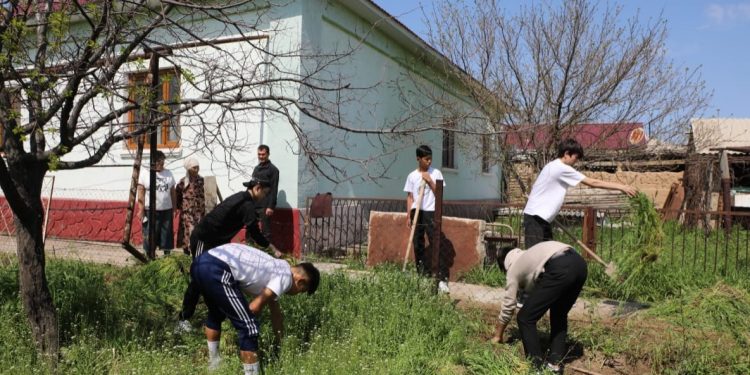 АРЫС ҚАЛАСЫНДА ЭКОАКЦИЯ АЯСЫНДА ҮЙ АУЛАЛАРЫН ТАЗАРТУ ЖҰМЫСТАРЫ ЖҮРДІ