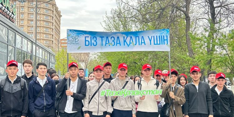 Шымкентте республикалық «Таза Қазақстан» экологиялық акциясы жалғасуда