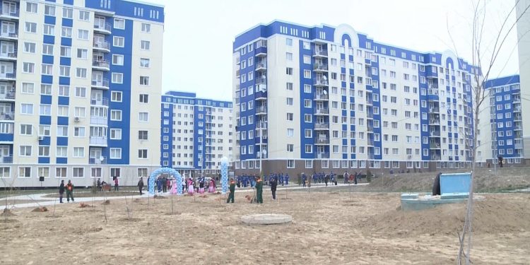 ҚАРАТАУ АУДАНЫНДА 13 КӨПҚАБАТТЫ ҮЙДІҢ ҚАСБЕТІНЕ МУРАЛ САЛЫНАДЫ