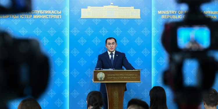 Қазақстан СІМ Ресми өкілі А.С. Смадияров брифинг өткізді