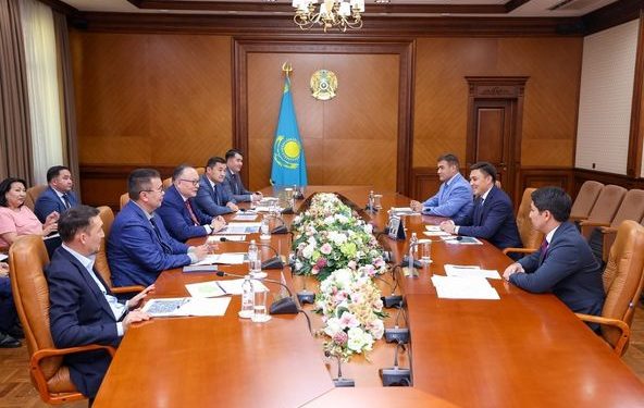 ҚАЛА ӘКІМІ ТЕЛЕКОММУНИКАЦИЯЛЫҚ КОМПАНИЯ БАСШЫЛАРЫМЕН КЕЗДЕСТІ