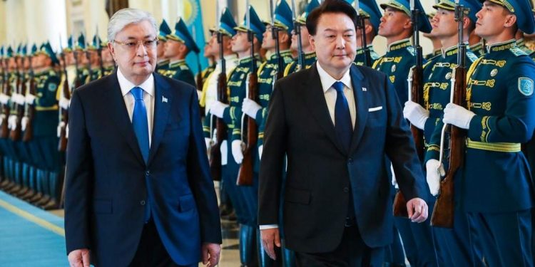 Тоқаев Корей Президентінің Қазақстанға сапарын тарихи оқиға деп бағалады