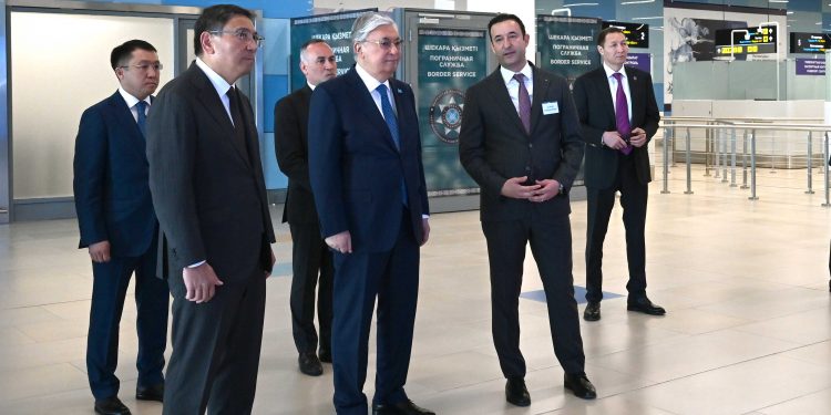 Мемлекет басшысы Қасым-Жомарт Тоқаев Алматы әуежайының жаңа халықаралық терминалына барды