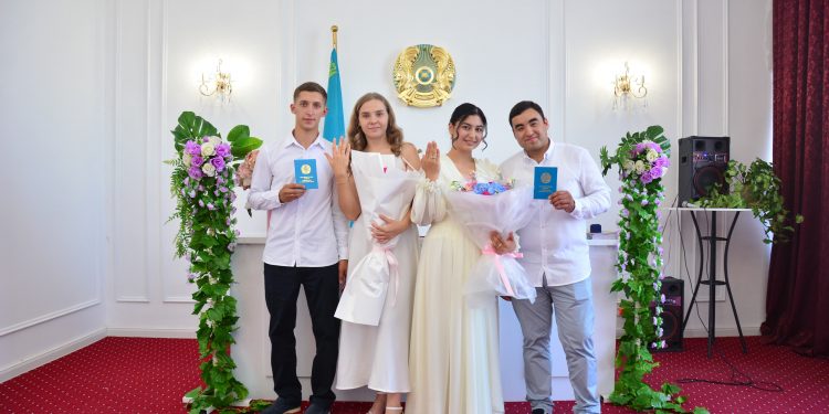 Шымкентте 60 жұп отбасын құру үшін ерекше датаны таңдады