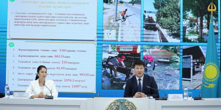 400 МЫҢ ШАРШЫ МЕТР КӨЛЕМДЕ КӨГАЛДАНДЫРУ ЖҰМЫСТАРЫ АТҚАРЫЛУДА