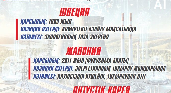 ЖИ: АЭС көп саланың өркендеуіне ықпал етеді