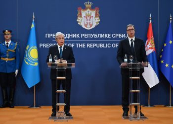 Қасым-Жомарт Тоқаев пен Александр Вучич БАҚ өкілдері үшін брифинг өткізді